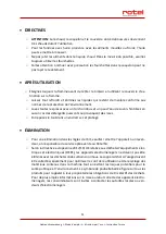 Preview for 11 page of Rotel F0502 Instructions For Use Manual