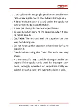 Preview for 17 page of Rotel F0510 Instructions For Use Manual