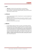 Preview for 19 page of Rotel F0510 Instructions For Use Manual