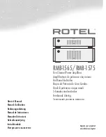 Preview for 1 page of Rotel Five Channel Power Amplifier RMB-1565 Owner'S Manual