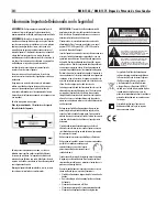 Preview for 20 page of Rotel Five Channel Power Amplifier RMB-1565 Owner'S Manual