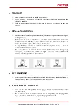 Preview for 78 page of Rotel G5300CH Instructions For Use Manual