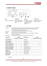 Preview for 106 page of Rotel G5400CH Instructions For Use Manual