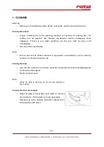 Preview for 112 page of Rotel G5400CH Instructions For Use Manual