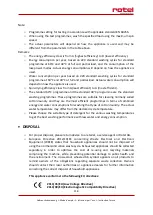 Preview for 118 page of Rotel G5400CH Instructions For Use Manual