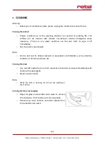 Preview for 105 page of Rotel G5401CH Instructions For Use Manual