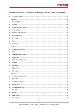 Preview for 4 page of Rotel GASTROFRIT Instructions For Use Manual