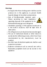 Preview for 36 page of Rotel ICECUBEMAKER9903CH Instructions For Use Manual