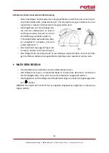 Preview for 18 page of Rotel IRONSTATION947CH1 Instructions For Use Manual