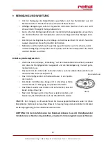 Preview for 19 page of Rotel IRONSTATION947CH1 Instructions For Use Manual