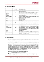 Preview for 21 page of Rotel IRONSTATION947CH1 Instructions For Use Manual