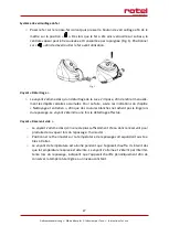 Preview for 27 page of Rotel IRONSTATION947CH1 Instructions For Use Manual