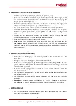 Preview for 9 page of Rotel JUICEMAKERCITRUS464CH1 Instructions For Use Manual