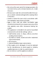 Preview for 63 page of Rotel MICROWAVEOVEN1542CH Instructions For Use Manual