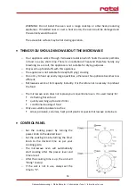 Preview for 53 page of Rotel MICROWAVEOVEN1574CH Instructions For Use Manual