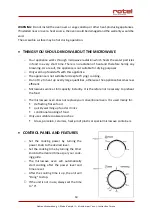 Предварительный просмотр 50 страницы Rotel MICROWAVEOVEN1577CH Instructions For Use Manual