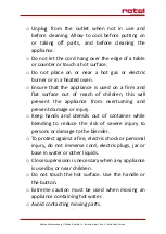 Preview for 26 page of Rotel MILKFROTHER210CH Series Instructions For Use Manual