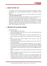 Preview for 29 page of Rotel MILKFROTHER210CH Series Instructions For Use Manual