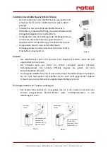 Preview for 11 page of Rotel MOBILEAIRCONDITIONER797CH2 Instructions For Use Manual