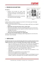 Preview for 18 page of Rotel MOBILEAIRCONDITIONER797CH2 Instructions For Use Manual