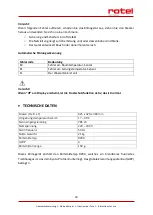 Preview for 20 page of Rotel MOBILEAIRCONDITIONER797CH2 Instructions For Use Manual