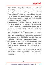 Preview for 56 page of Rotel MOBILEAIRCONDITIONER797CH2 Instructions For Use Manual