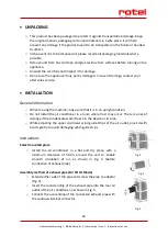 Preview for 58 page of Rotel MOBILEAIRCONDITIONER797CH2 Instructions For Use Manual