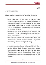 Preview for 27 page of Rotel MULTIMIX 396CH1 Instructions For Use Manual