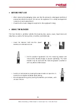 Preview for 30 page of Rotel MULTIMIX 396CH1 Instructions For Use Manual