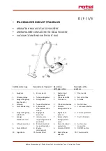 Предварительный просмотр 2 страницы Rotel NOX U657CH1 Instructions For Use Manual