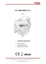 Preview for 1 page of Rotel PACOMASTER197EU1 Instructions For Use Manual