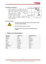 Preview for 41 page of Rotel PACOMASTER197EU1 Instructions For Use Manual