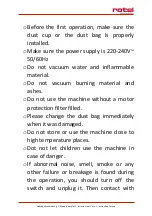 Preview for 25 page of Rotel PALLA Instructions For Use Manual