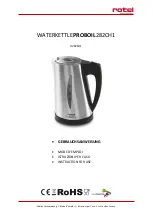 Rotel PROBOIL 282CH1 Instructions For Use Manual preview