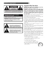 Предварительный просмотр 2 страницы Rotel RA-03 Owner'S Manual