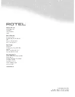 Preview for 68 page of Rotel RA-1520 Owner'S Manual