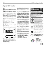 Preview for 2 page of Rotel RA-1570 Owner'S Manual