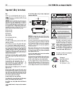 Preview for 2 page of Rotel RA-1592MKII Owner'S Manual