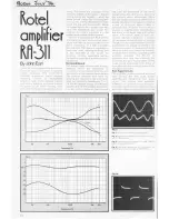 Preview for 3 page of Rotel RA-311 Brochure & Specs