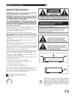 Preview for 2 page of Rotel RB-06 Owner'S Manual