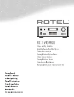 Preview for 1 page of Rotel RC-1590MKII Owner'S Manual