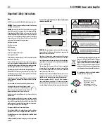 Preview for 2 page of Rotel RC-1590MKII Owner'S Manual