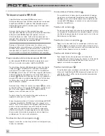 Предварительный просмотр 16 страницы Rotel RC-995 Owner'S Manual