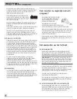 Preview for 46 page of Rotel RCC-955 Owner'S Manual