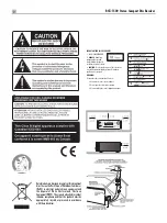 Предварительный просмотр 2 страницы Rotel RCX-1500 Owner'S Manual