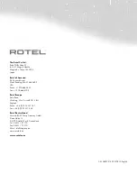 Предварительный просмотр 24 страницы Rotel RCX-1500 Owner'S Manual