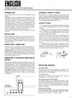 Preview for 3 page of Rotel RD-845 Owner'S Manual