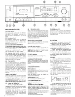 Preview for 3 page of Rotel RD-850 Owner'S Manual