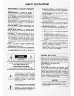 Предварительный просмотр 2 страницы Rotel RD-855 Owner'S Manual