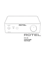 Rotel RDA-06 Owner'S Manual preview